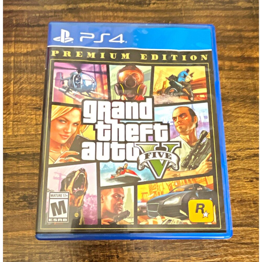 Rockstar Games Grand Theft Auto V Premium Edition PS4 M NTSC-U/C Case